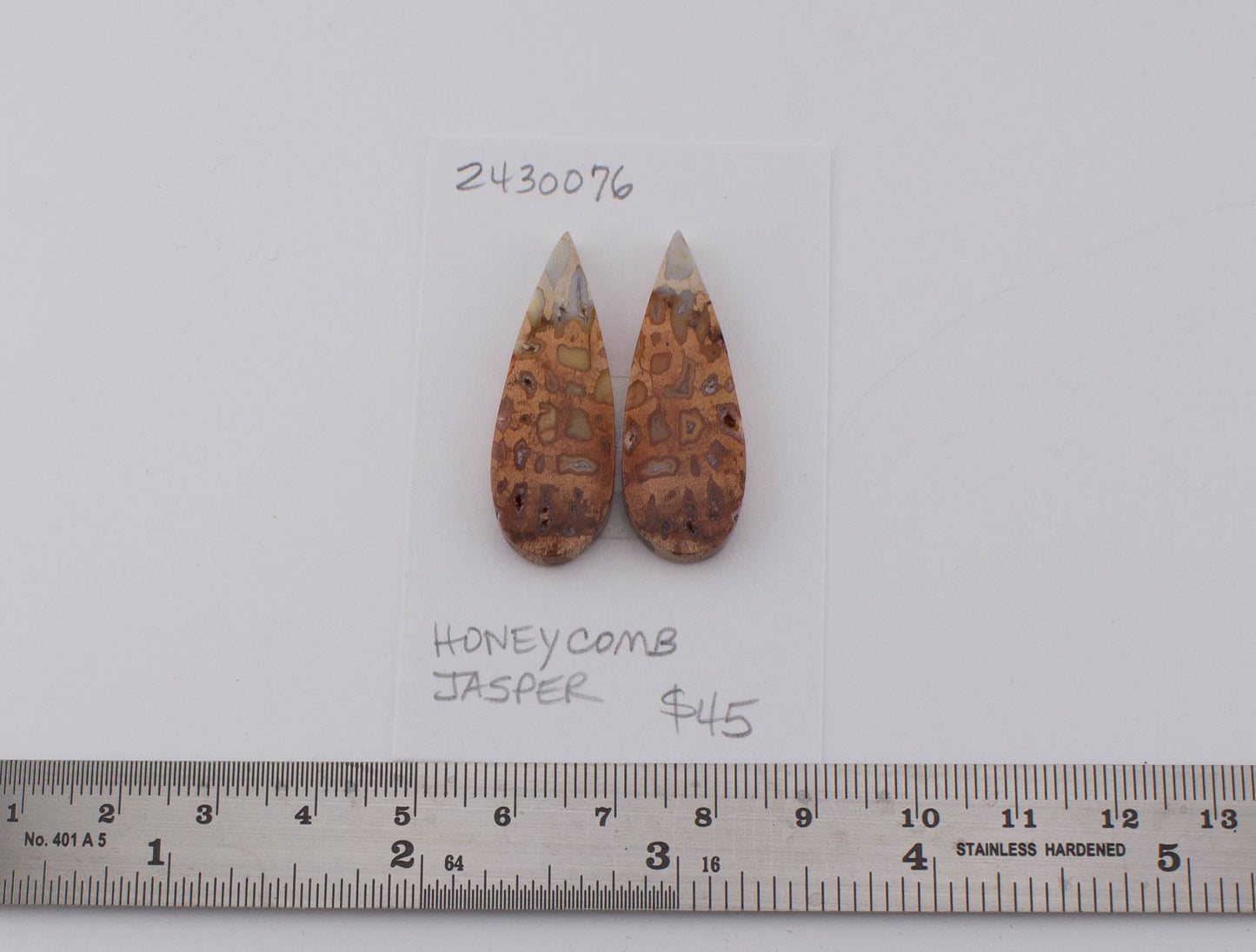 Honeycomb Jasper Pair