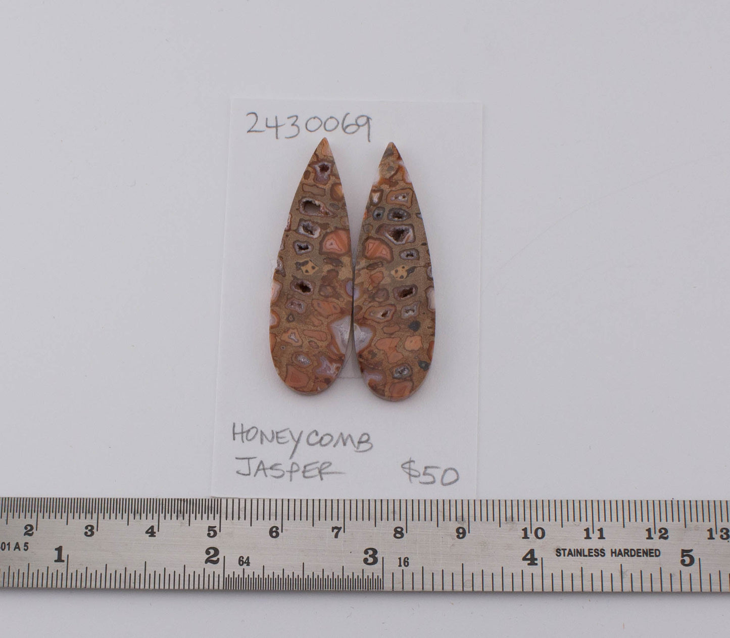 Honeycomb Jasper Pair