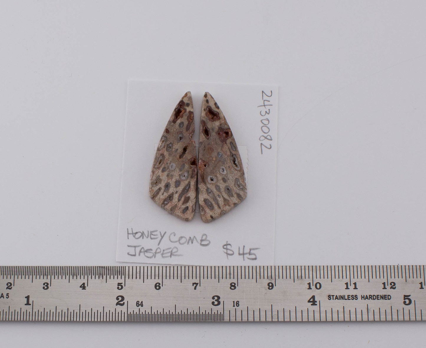 Honeycomb Jasper Pair