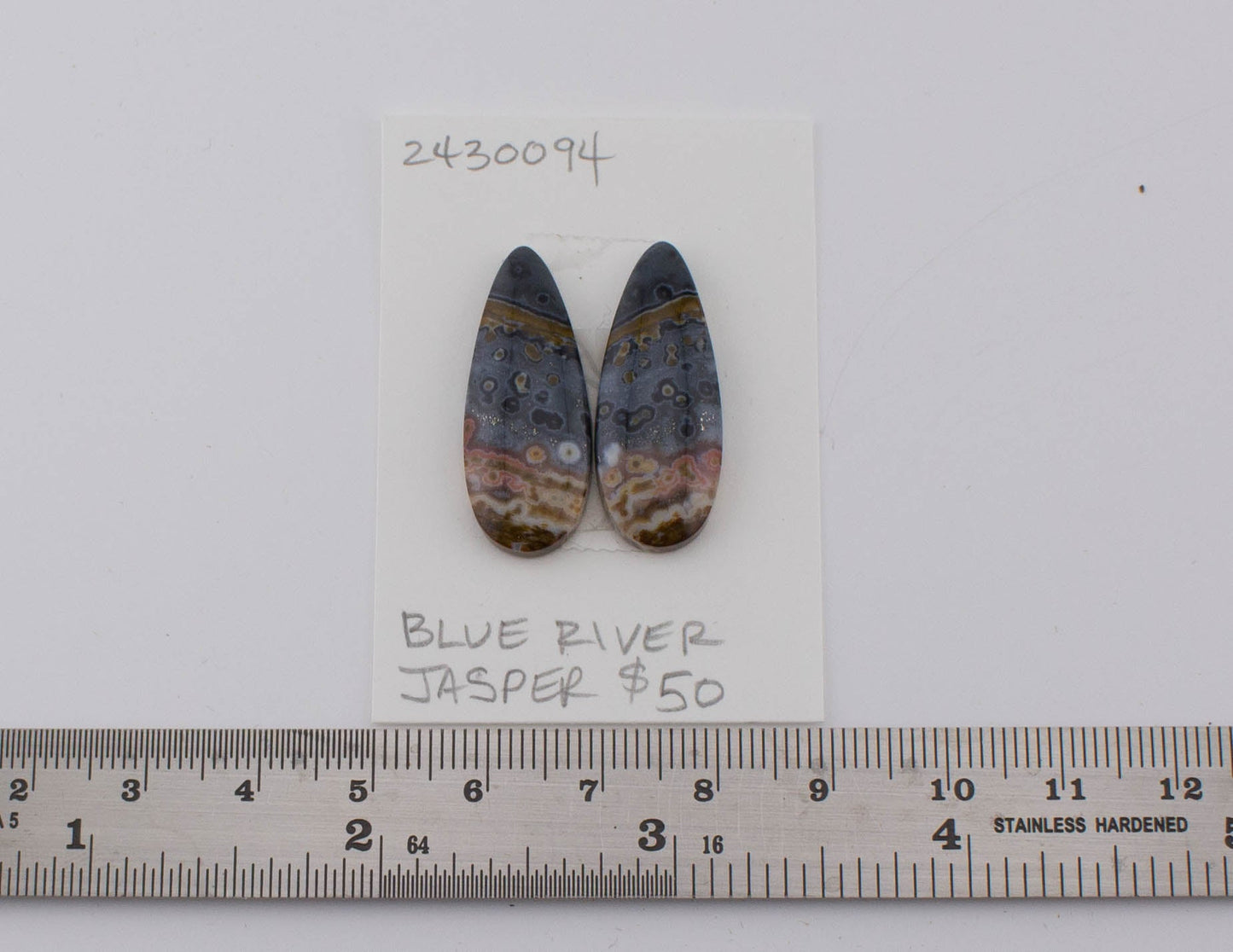 Blue River Jasper Pair