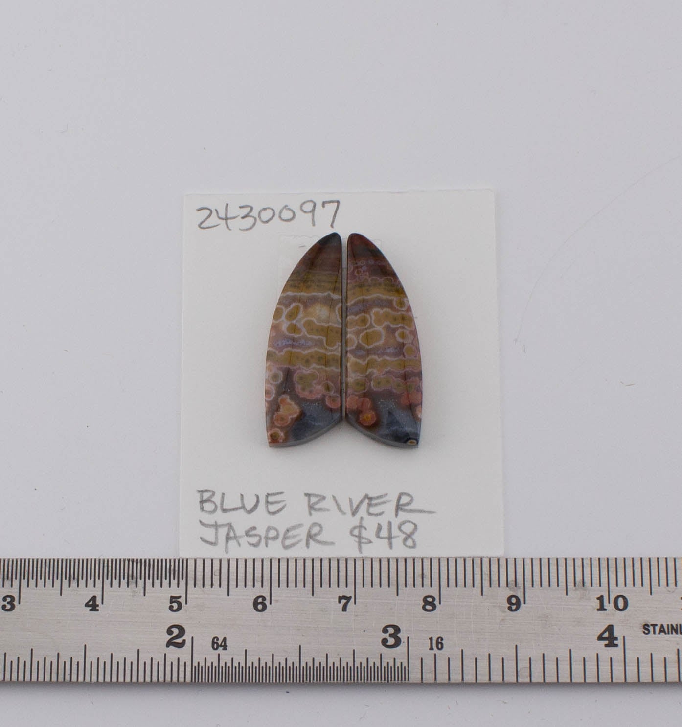 Blue River Jasper Pair