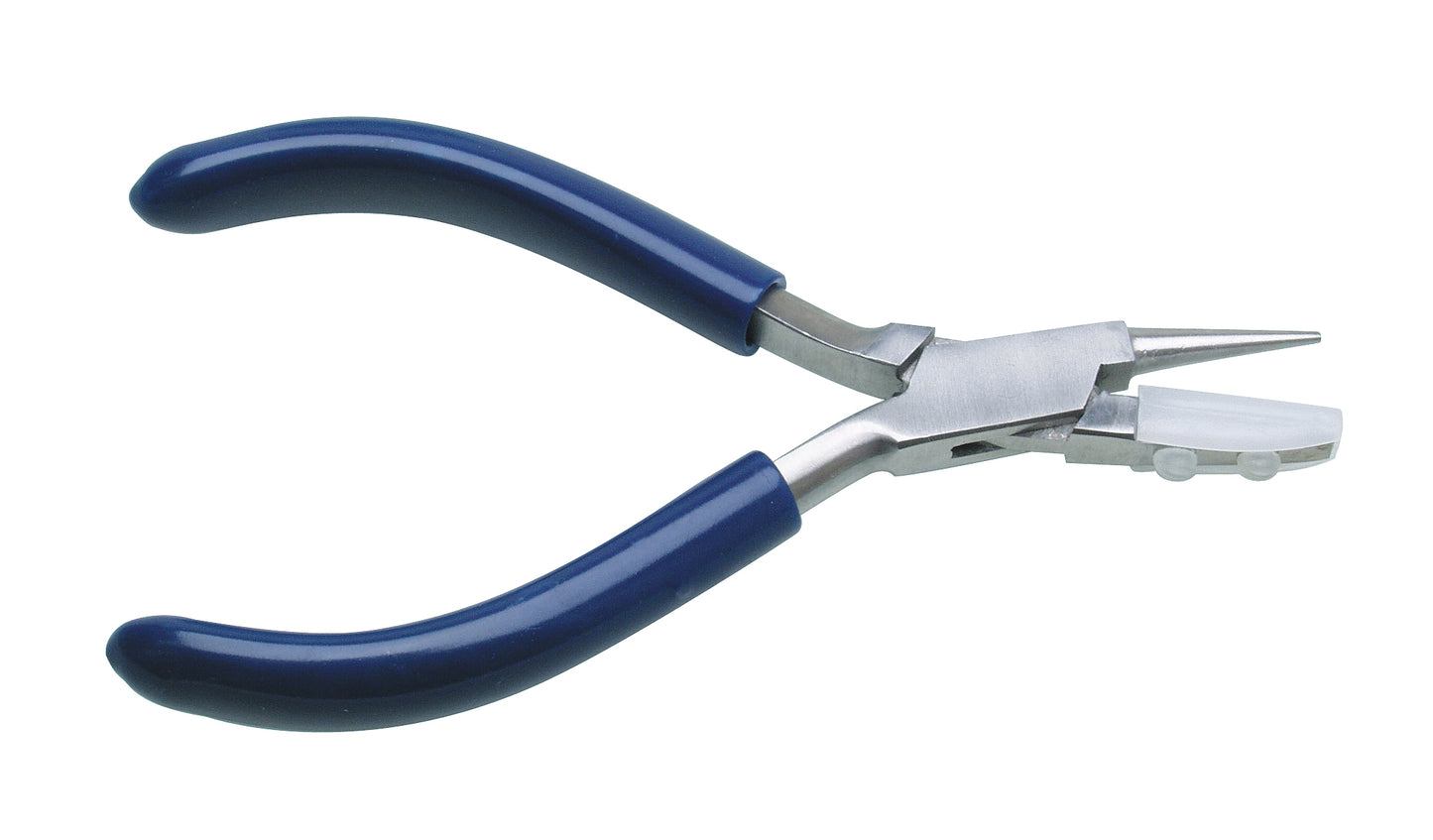 Round/flat jaw nylon plier