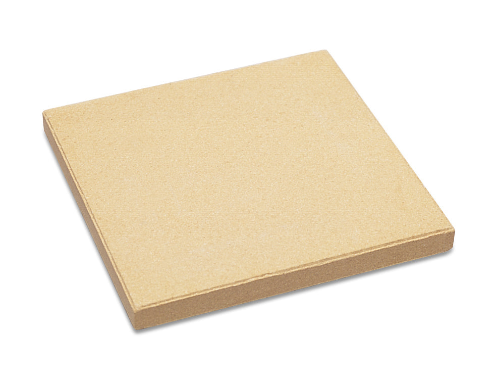 Flat beige square Silquar soldering board.