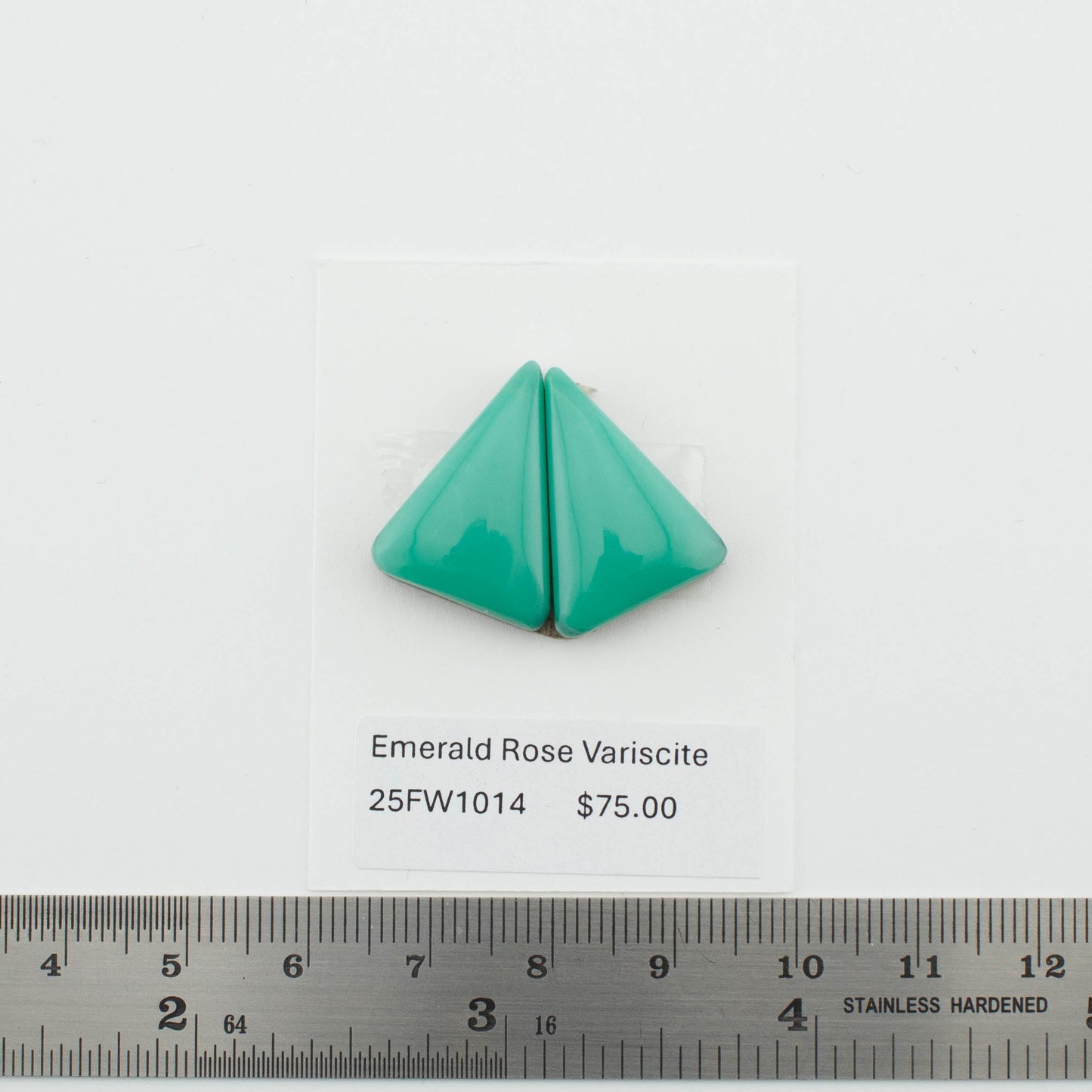 Emerald Rose Variscite Pairs