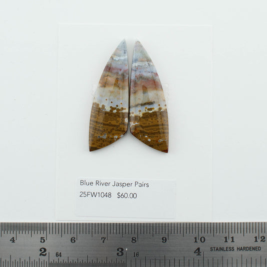 Blue River Jasper Pairs
