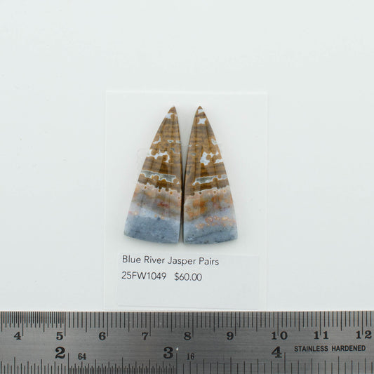 Blue River Jasper Pairs