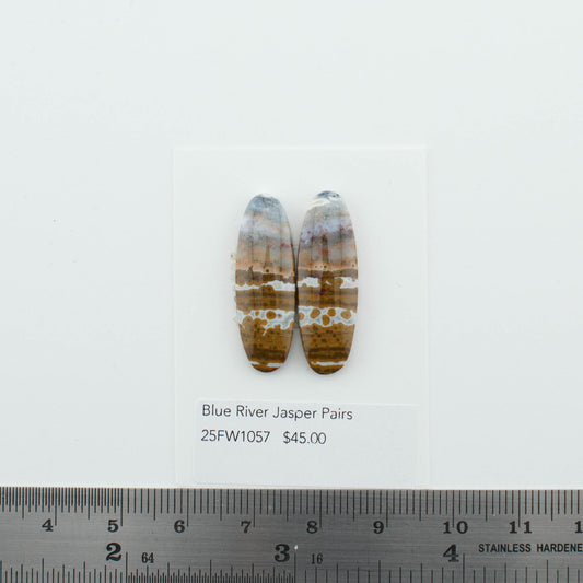 Blue River Jasper Pairs