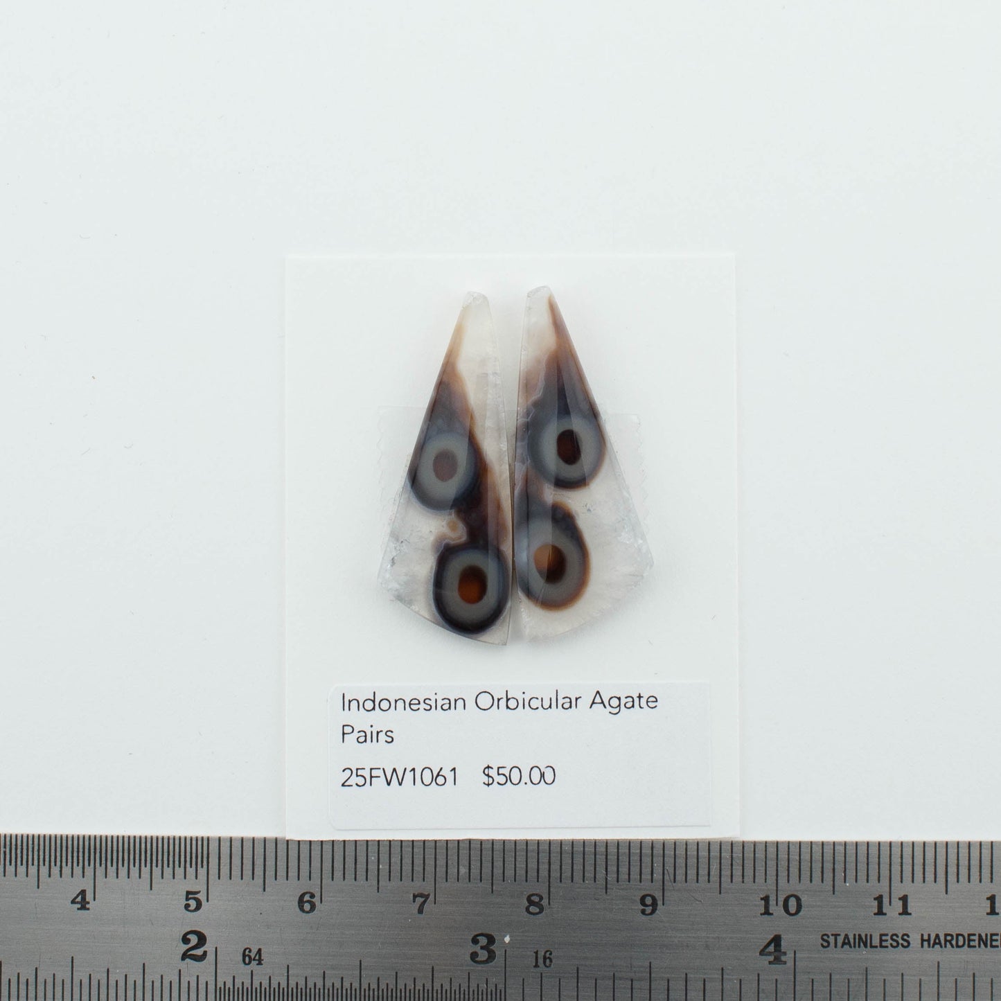 Indonesian Orbicular Agate Pairs