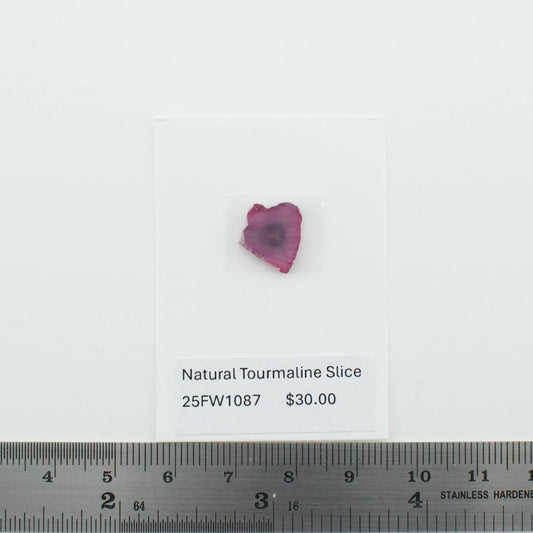 Natural Tourmaline Slice