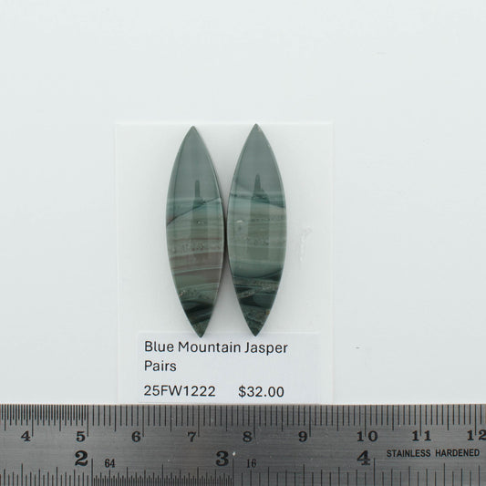 Blue Mountain Jasper Pairs