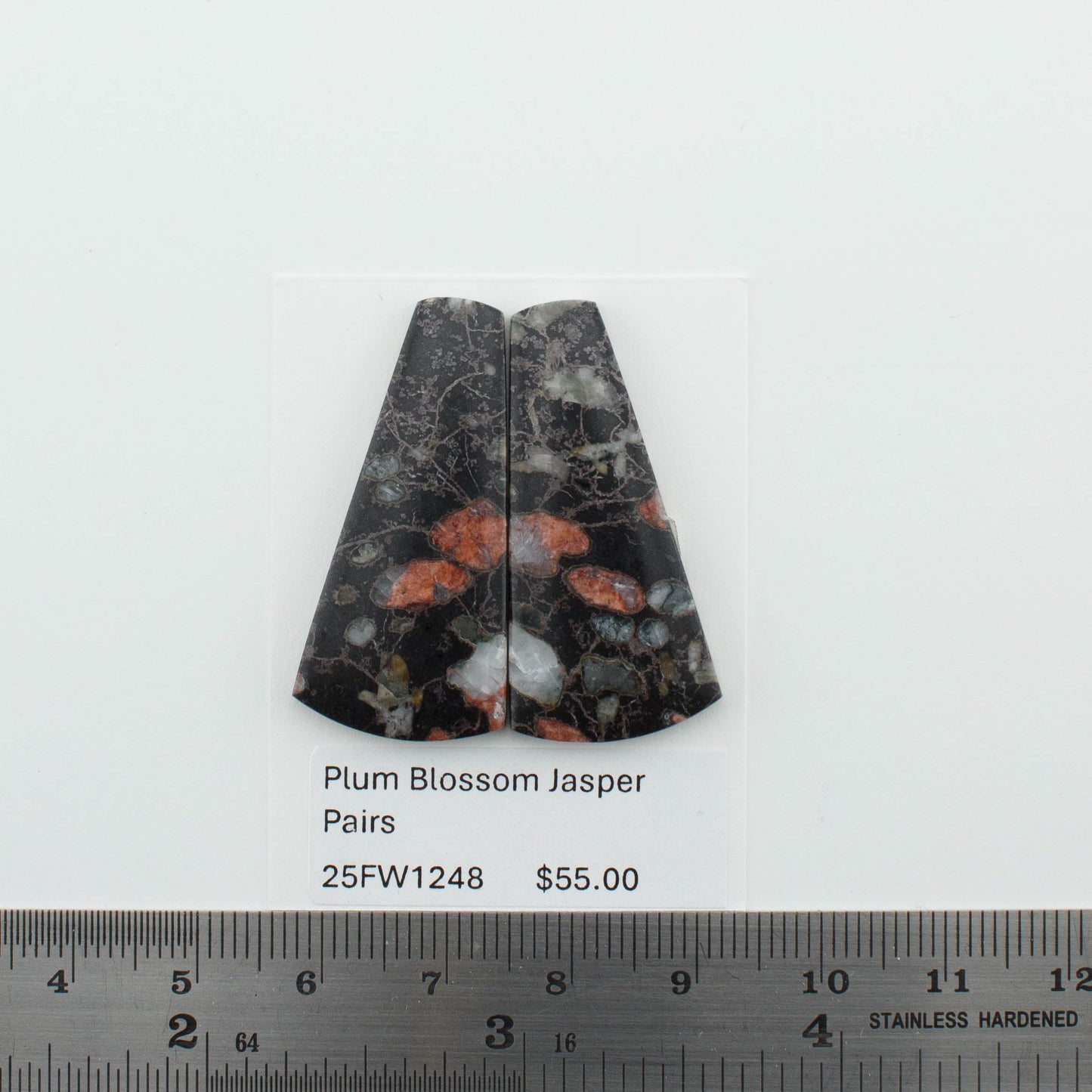 Plum Blossom Jasper Pairs