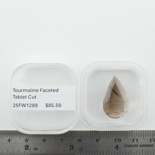 Tourmaline Faceted Tablet Cut