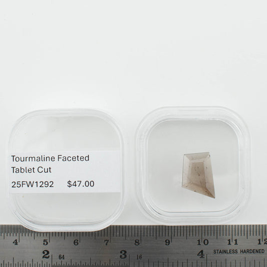 Tourmaline Faceted Tablet Cut