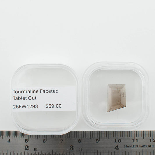 Tourmaline Faceted Tablet Cut