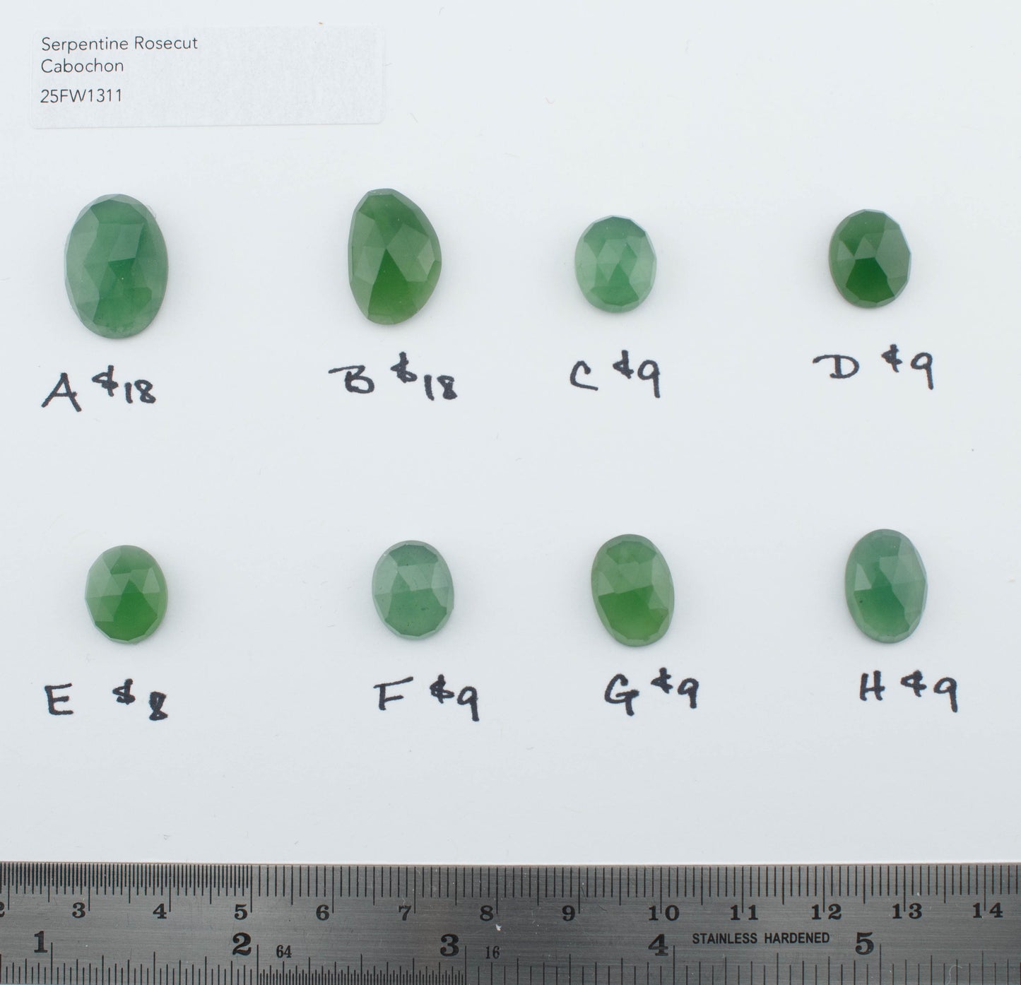 Serpentine Rosecut Cabochon