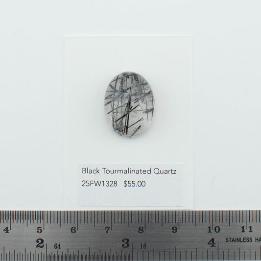 Black Tourmalinated Quartz