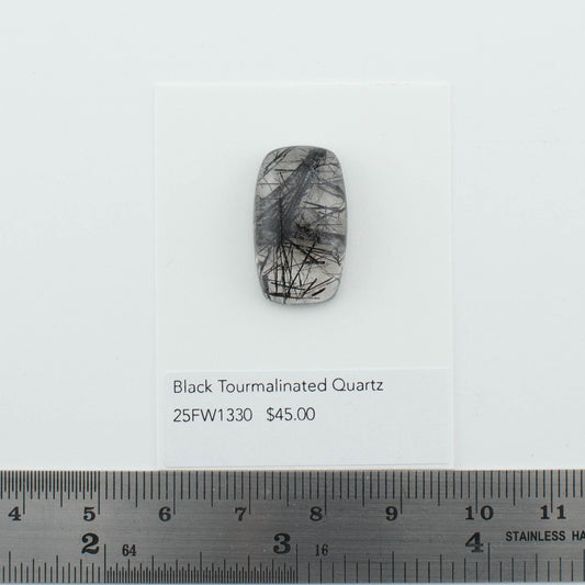 Black Tourmalinated Quartz