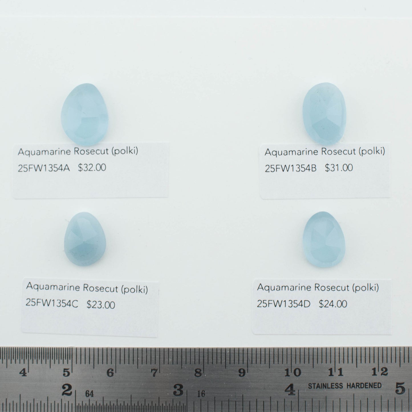 Aquamarine Rosecut (polki)
