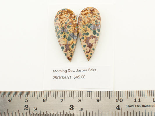 Morning Dew Jasper Pairs