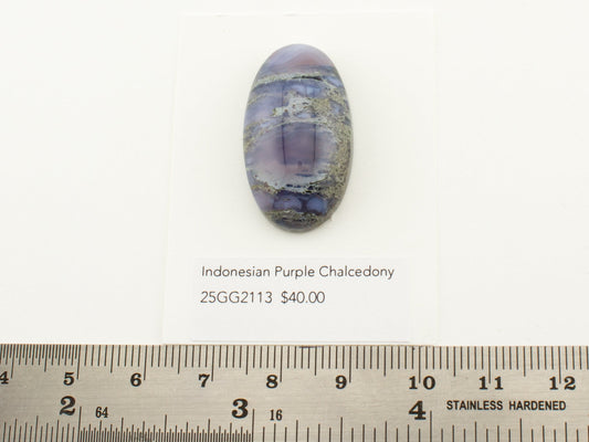 Indonesian Purple Chalcedony