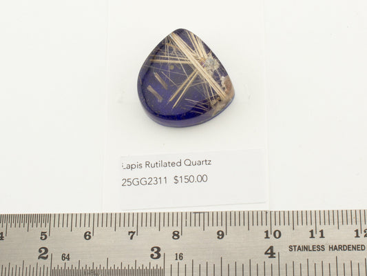 Lapis Rutilated Quartz