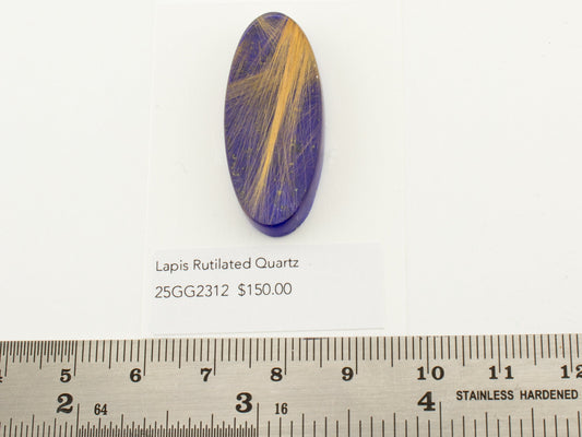 Lapis Rutilated Quartz