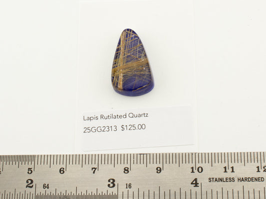 Lapis Rutilated Quartz
