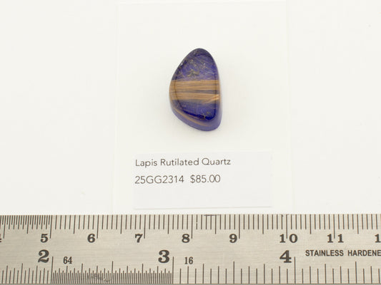 Lapis Rutilated Quartz