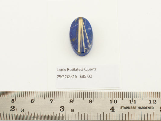 Lapis Rutilated Quartz