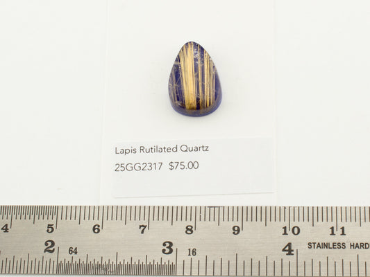 Lapis Rutilated Quartz