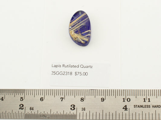 Lapis Rutilated Quartz