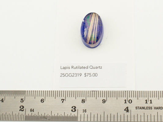 Lapis Rutilated Quartz