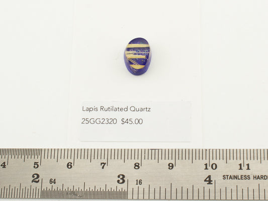 Lapis Rutilated Quartz
