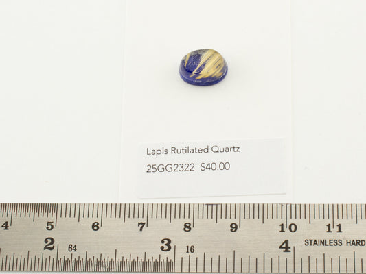 Lapis Rutilated Quartz