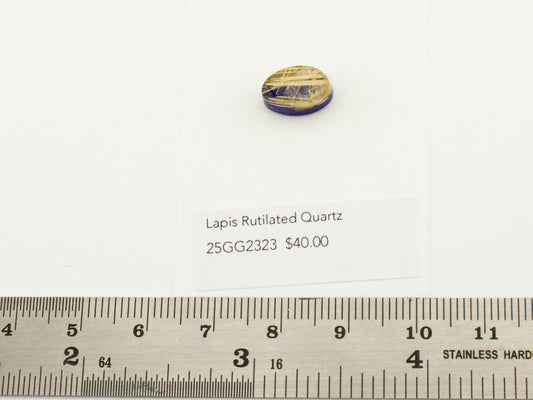 Lapis Rutilated Quartz
