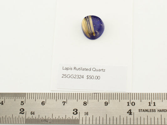 Lapis Rutilated Quartz