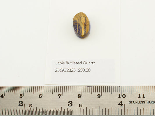 Lapis Rutilated Quartz