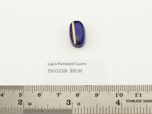 Lapis Rutilated Quartz
