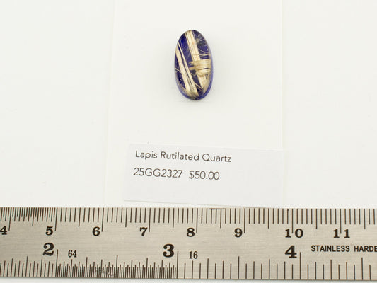 Lapis Rutilated Quartz