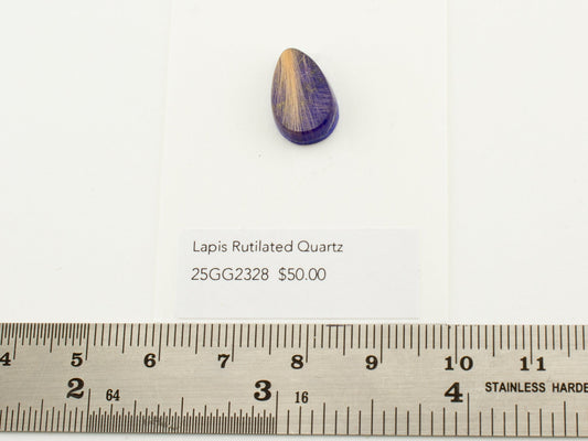 Lapis Rutilated Quartz