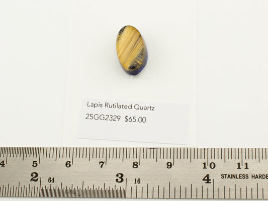Lapis Rutilated Quartz