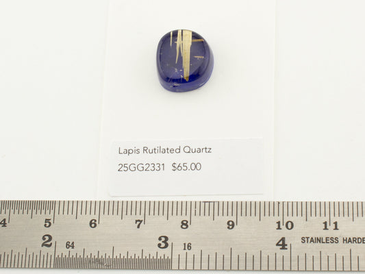 Lapis Rutilated Quartz