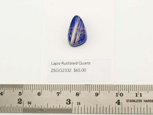Lapis Rutilated Quartz