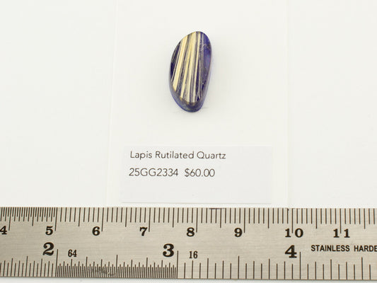 Lapis Rutilated Quartz
