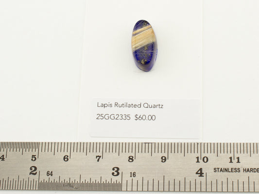 Lapis Rutilated Quartz