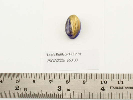 Lapis Rutilated Quartz