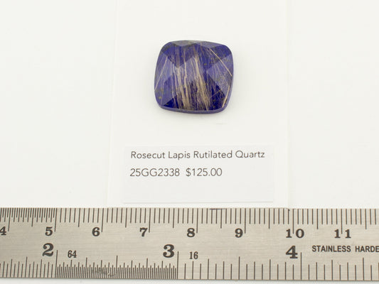 Rosecut Lapis Rutilated Quartz