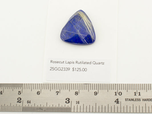 Rosecut Lapis Rutilated Quartz