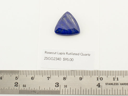 Rosecut Lapis Rutilated Quartz