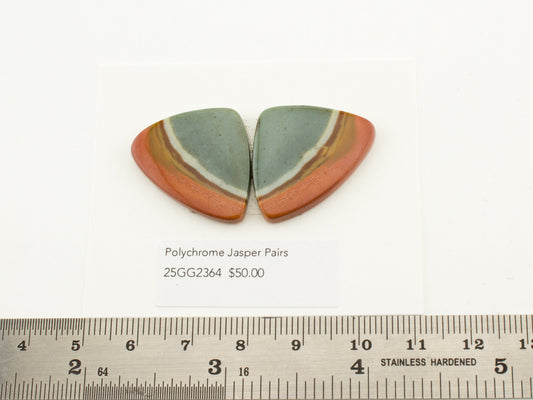 Polychrome Jasper Pairs